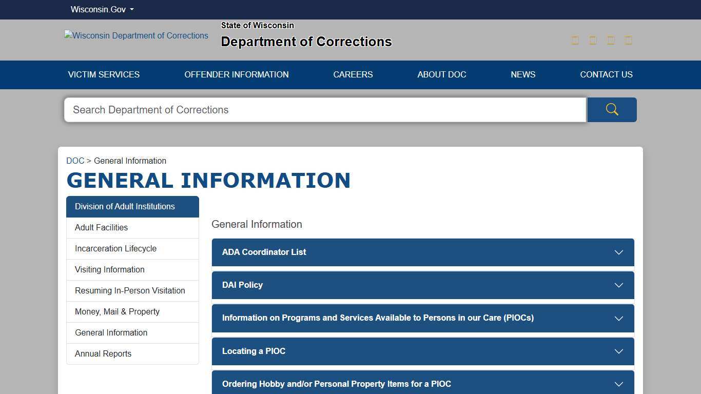 DOC General Information